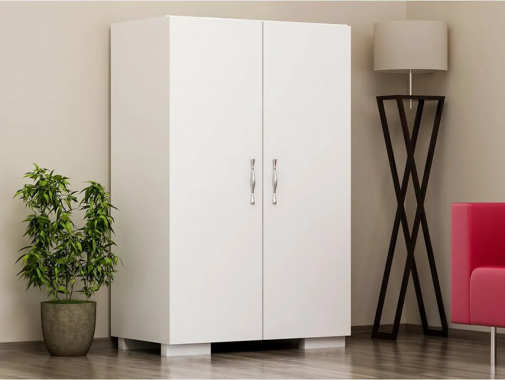 Skrinka na topánky Mada White