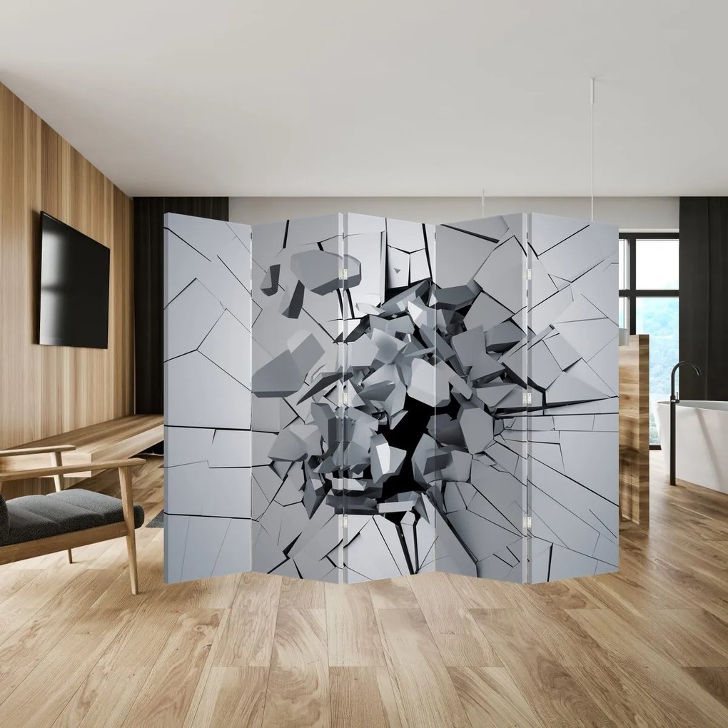 Paraván - 3D Abstrakcia (210x170 cm)