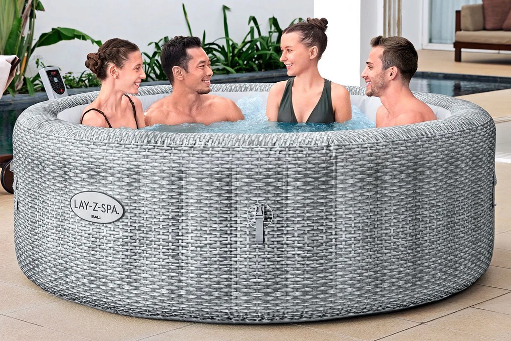 BESTWAY Lay-Z-Spa Bali EnergySense Smart AirJet Vírivka, 196 x 71 cm, 6 osôb 6001N