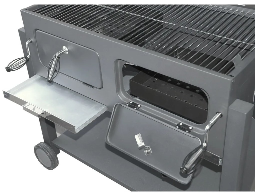 Cattara 13047 Gril na drevené uhlie Royal Grande 3XL, 162 x 108,5 x 64 cm
