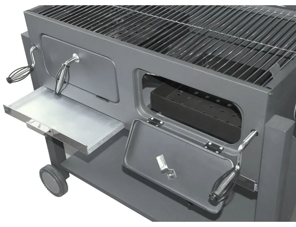 Cattara 13047 Gril na drevené uhlie Royal Grande 3XL, 162 x 108,5 x 64 cm