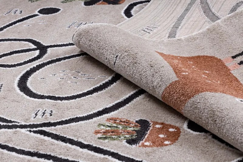 Detský kusový koberec Fun Game llama beige, 160x220, béžová, detská izba, Dywany Łuszczów