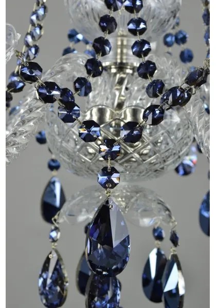 Wranovsky JWZ102052101 - Krištáľový luster na reťazi DE LUXE 5xE14/40W/230V