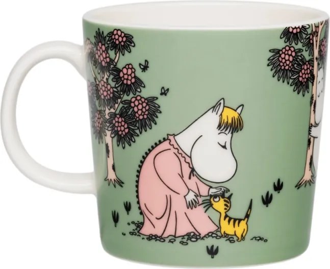 Hrnček Moomin Lovin care 0,3l, zelený