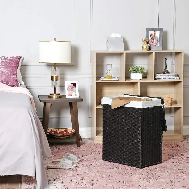 Ručne tkaný kôš na bielizeň 90 l LCB51BK