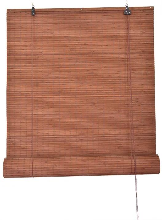 Bambusová zatemňovacia roleta - hnedá Šírka rolety: 100 cm, Rozvin rolety: 200 cm
