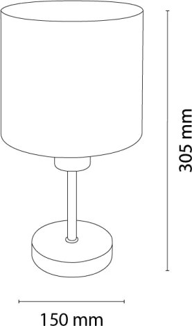 BRILAGI - Stolná lampa BOBO WOOD 1xE27/25W/230V dub/čierna/ružová