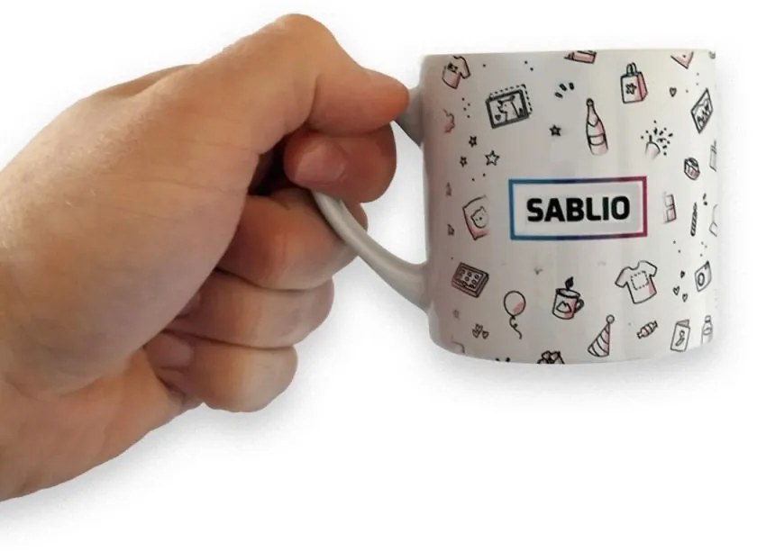 Sablio Espresso hrnček s vlastnou potlačou - 200 ml