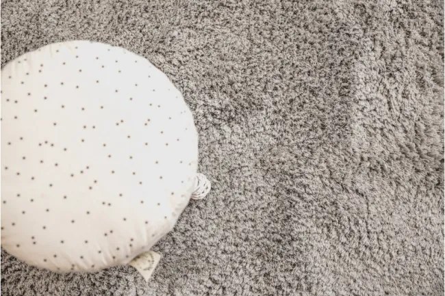 Koberec Micro fiber soft shaggy strieborný