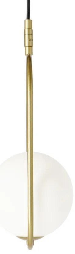Candellux Mosadzný závesný luster Cordel pre žiarovku G9 31-73457
