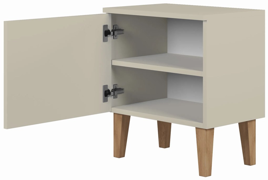 Detský nočný stolík Kubi 50 cm kašmír