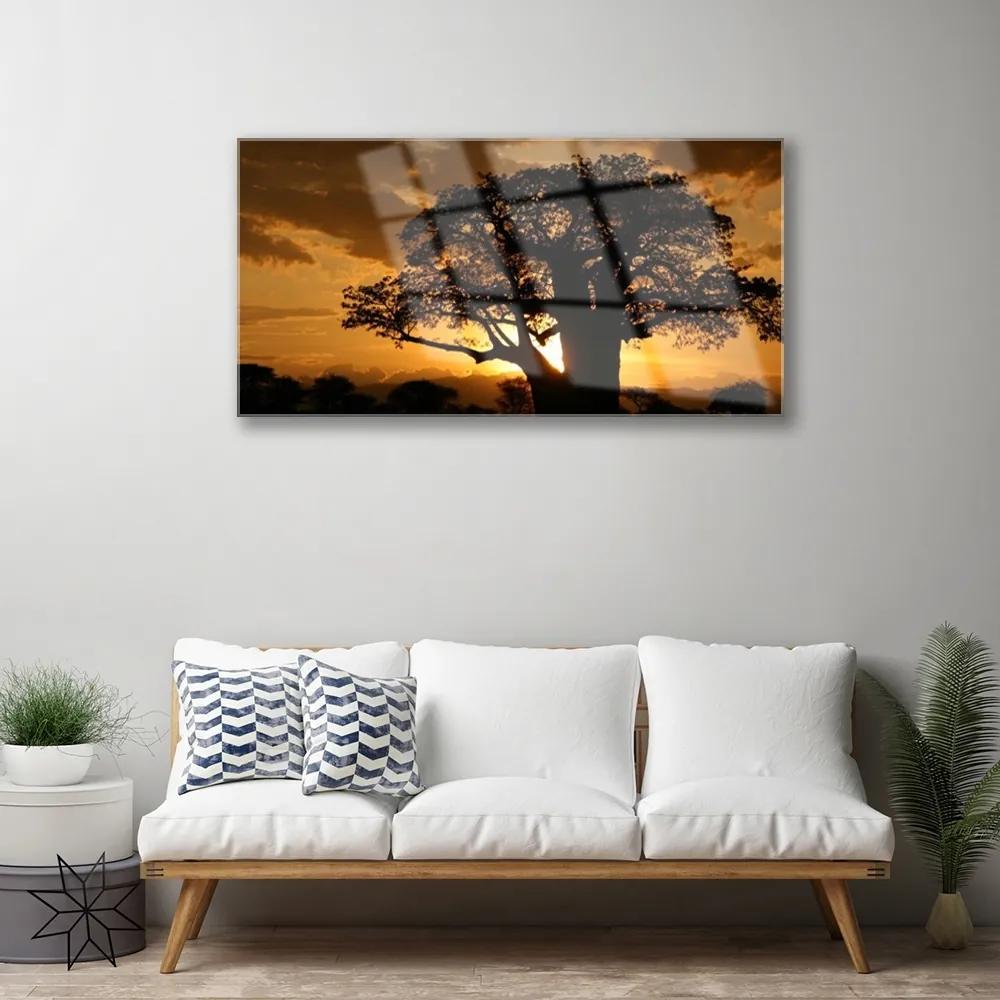 Obraz na akrylátovom skle Strom príroda 100x50 cm