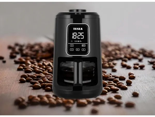 TESLA Electronics - Kávovar s mlynčekom 2v1 900W/230V