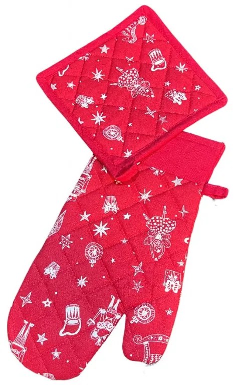 Sendia Textil Vianočný kuchynský 2 set Christmas