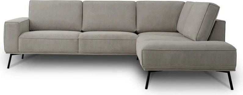 Sivobéžová ženilková rohová pohovka (pravý roh/do L) Amsterdam – Scandic