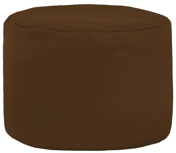 Taburetka Cilindro hnedá ekokoža