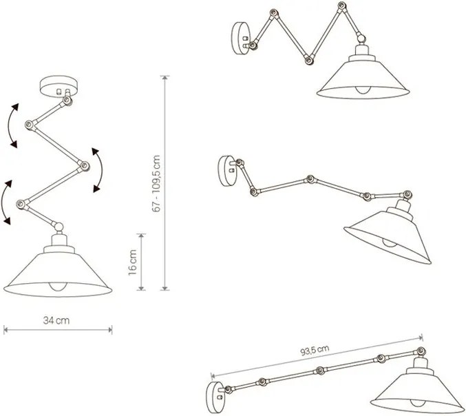 Svietidlo Nowodvorski PANTOGRAPH 9126