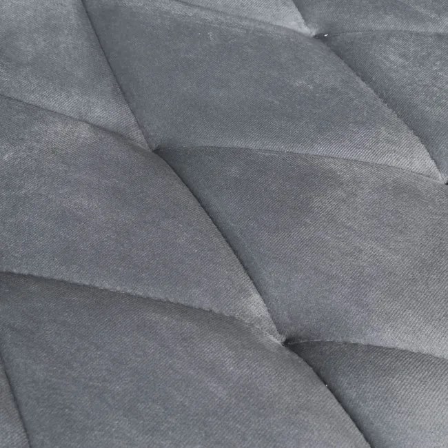 Jedálenská stolička MADISON zamatová, grafitová