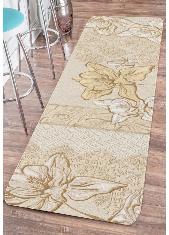 Béžový prateľný behúň 58x240 cm Sandy – Oyo Concept