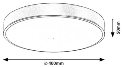 Rabalux 71037 - LED stropné svietidlo TESIA LED/36W/230V 3000K