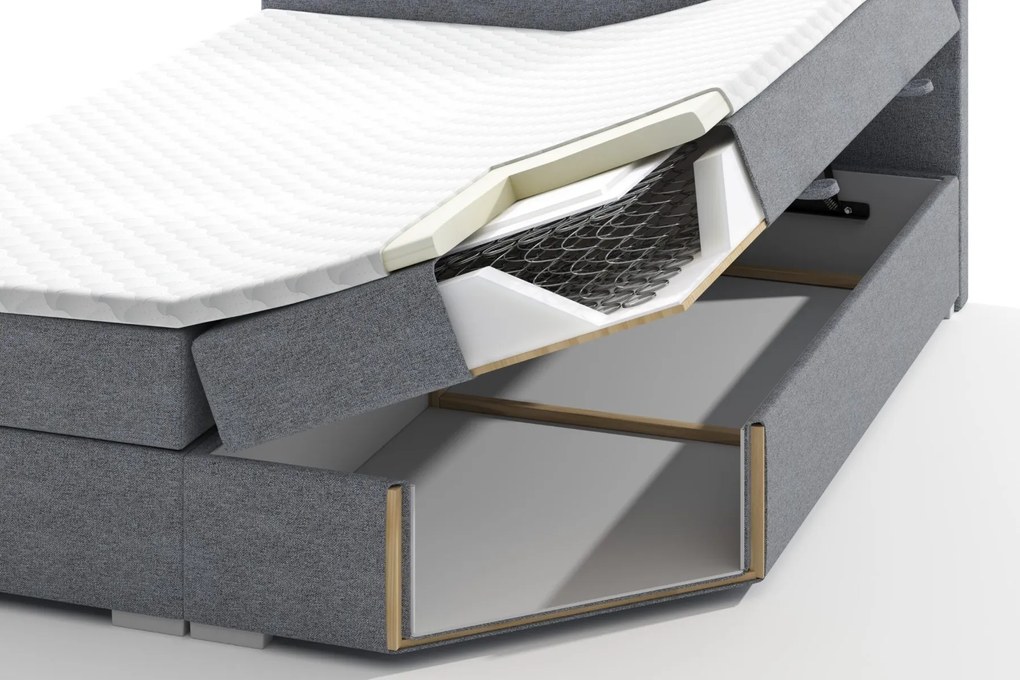 MANŽELSKÁ POSTEĽ CLAUDIA 160x200 BAROKOVÉ NOHY