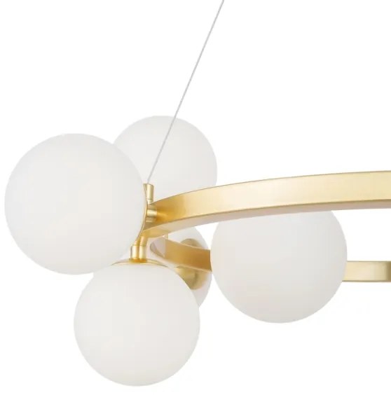 Maytoni MOD545PL-11BS - Luster na lanku DALLAS 11xG9/28W/230V zlatá