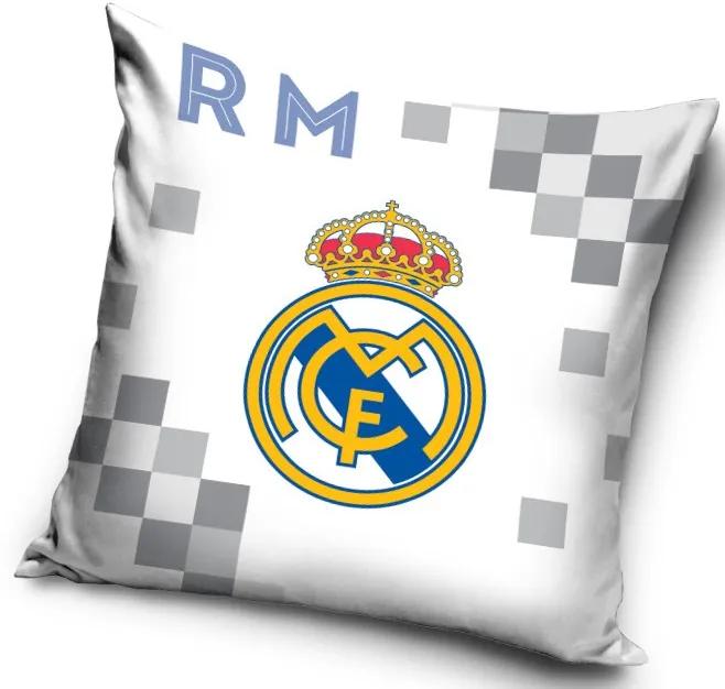 Javoli Povlak na vankúš FC Real Madrid 40 x 40 cm biely I
