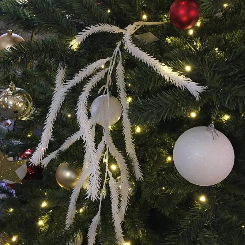 DECOLED Vánoční přízdoba 120 cm, bílá, PVC, IP44 venkovní