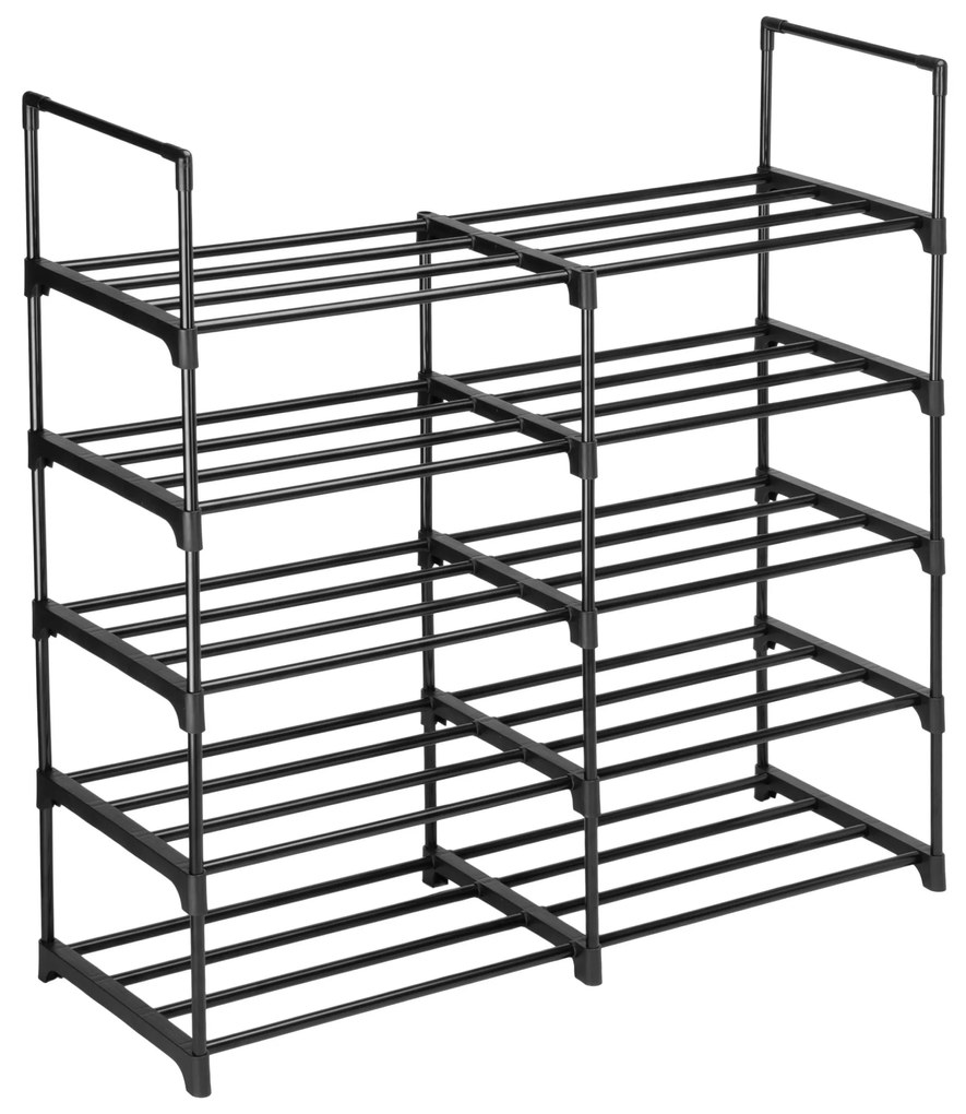 Modulární botník Aron 90 cm černý
