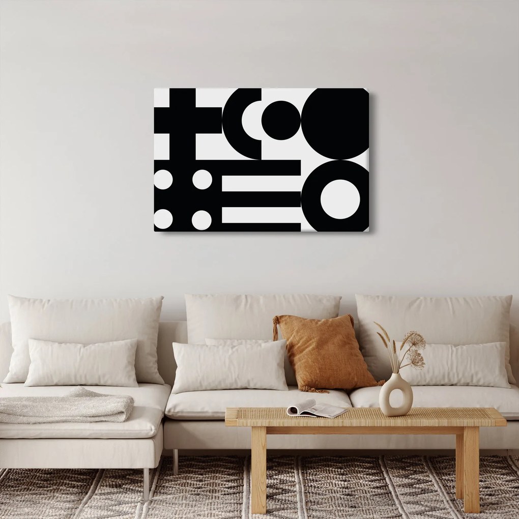 Obraz - Geometrická abstrakcia N⁰3 (90x60 cm)