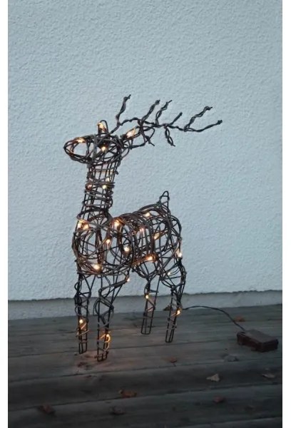 Eglo 411137 - LED Vonkajšia vianočná dekorácia VIXEN 24xLED/0,06W/3xAA IP44