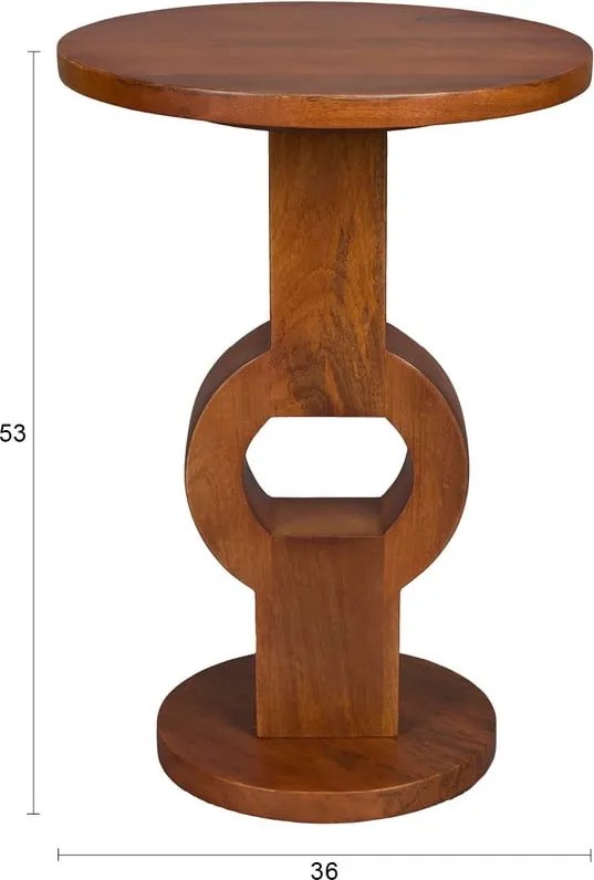 Okrúhly odkladací stolík ø 36 cm Tondo – Dutchbone