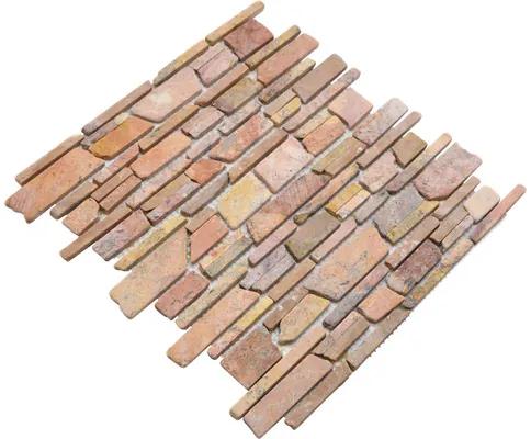 Mozaika z prírodného kameňa MOS Brick 220