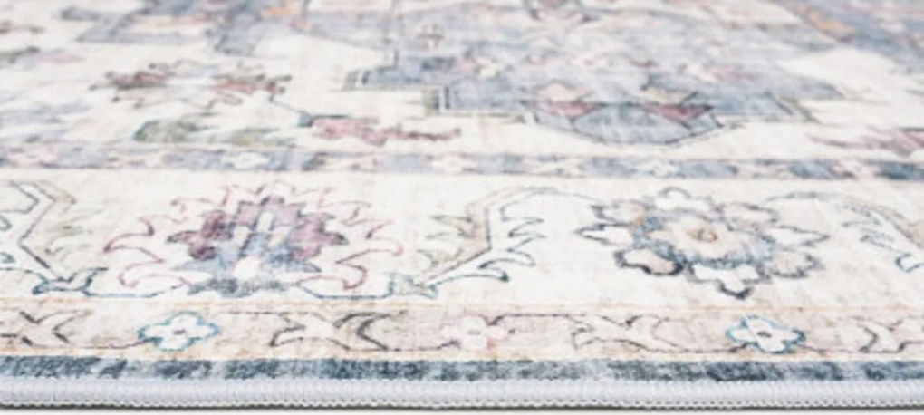 TA Koberec JZ-1205A FLANNEL PRINTED Sivý Obdĺžnikový Rozmer: 80x150 cm
