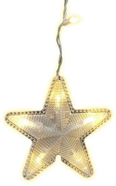 Vianočná svetelná LED reťaz Girlanda III 275 cm teplá biela