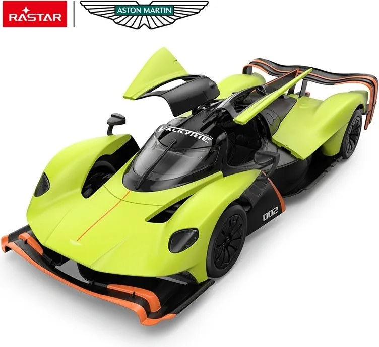 Diaľkovo ovládané auto Aston Martin Valkyrie AMR Pro R/C 1:14 zelené Rastar