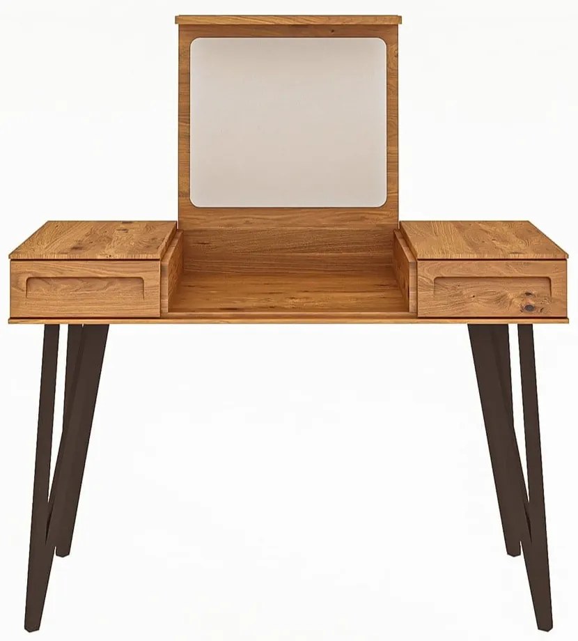 Toaletný stolík z dubového dreva 120x53 cm Golo - The Beds