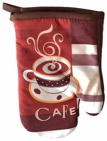 Kuchynská rukavica COFFE II, cafe - sada 2ks
