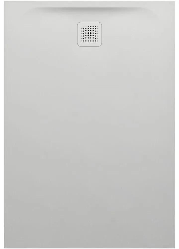LAUFEN Pro obdĺžniková sprchová vanička z materiálu Marbond, odtok na kratšej strane, 1300 x 900 x 42 mm, svetlá šedá, H2159580770001