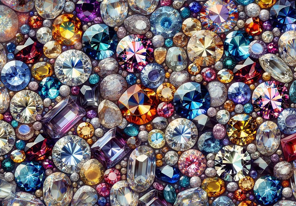 Fototapeta - Farebné diamanty (147x102 cm)