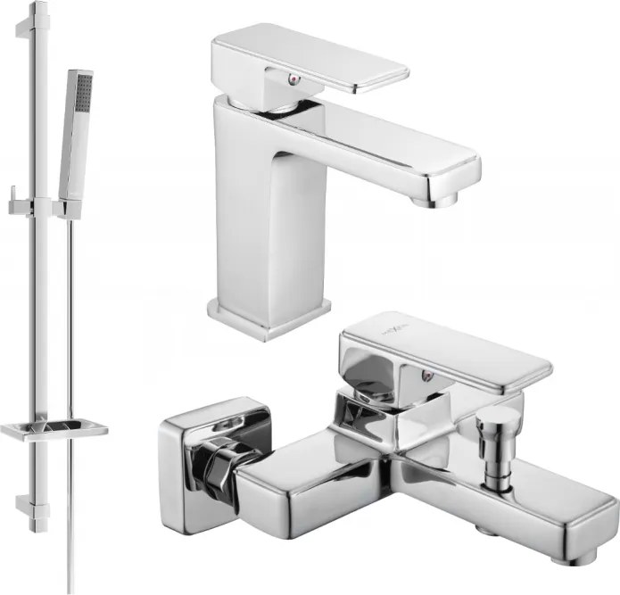Mexen Cetus DQ77 vaňová súprava, chrómová - 744303DQ77-00