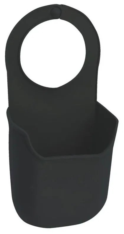 Goodhome Držiak na hubku, na batériu, silikónový čierny SiliBisk