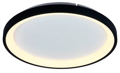 Brilagi - LED stmievateľné stropné svietidlo FALCON SLIM LED/42W/230V pr. 50 cm čierne s diaľkovým ovládaním