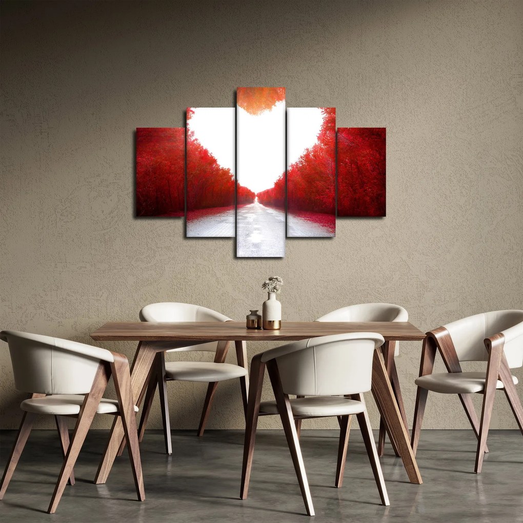 Obraz - Cesta k láske (150x105 cm)