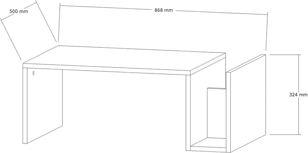 Konferenčný stôl Memo - Freesia Marble