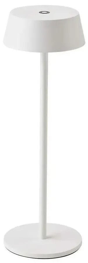 LED Vonkajšia stmievateľná dotyková dobíjacia stolná lampa LED/2W/5V IP54 biela