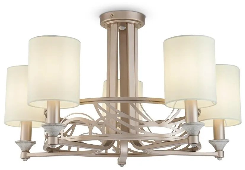 Maytoni H004CL-05BG - Prisadený luster VITTORIA 5xE14/40W/230V