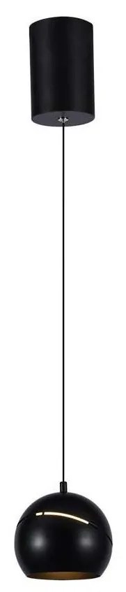 LED Luster na lanku dotykový LED/8,5W/230V 3000K čierna