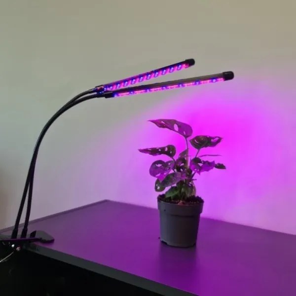 Gardlov 19241 LED Lampička pre pestovanie rastlín 20 LED 2 trubice 20W