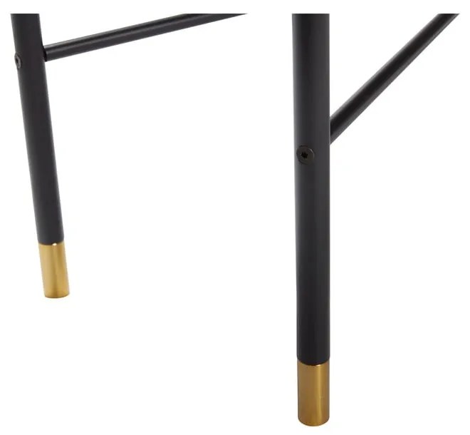 Čierna komoda z jaseňového dreva Hübsch Norm